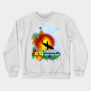 Sunset In Tortola Crewneck Sweatshirt